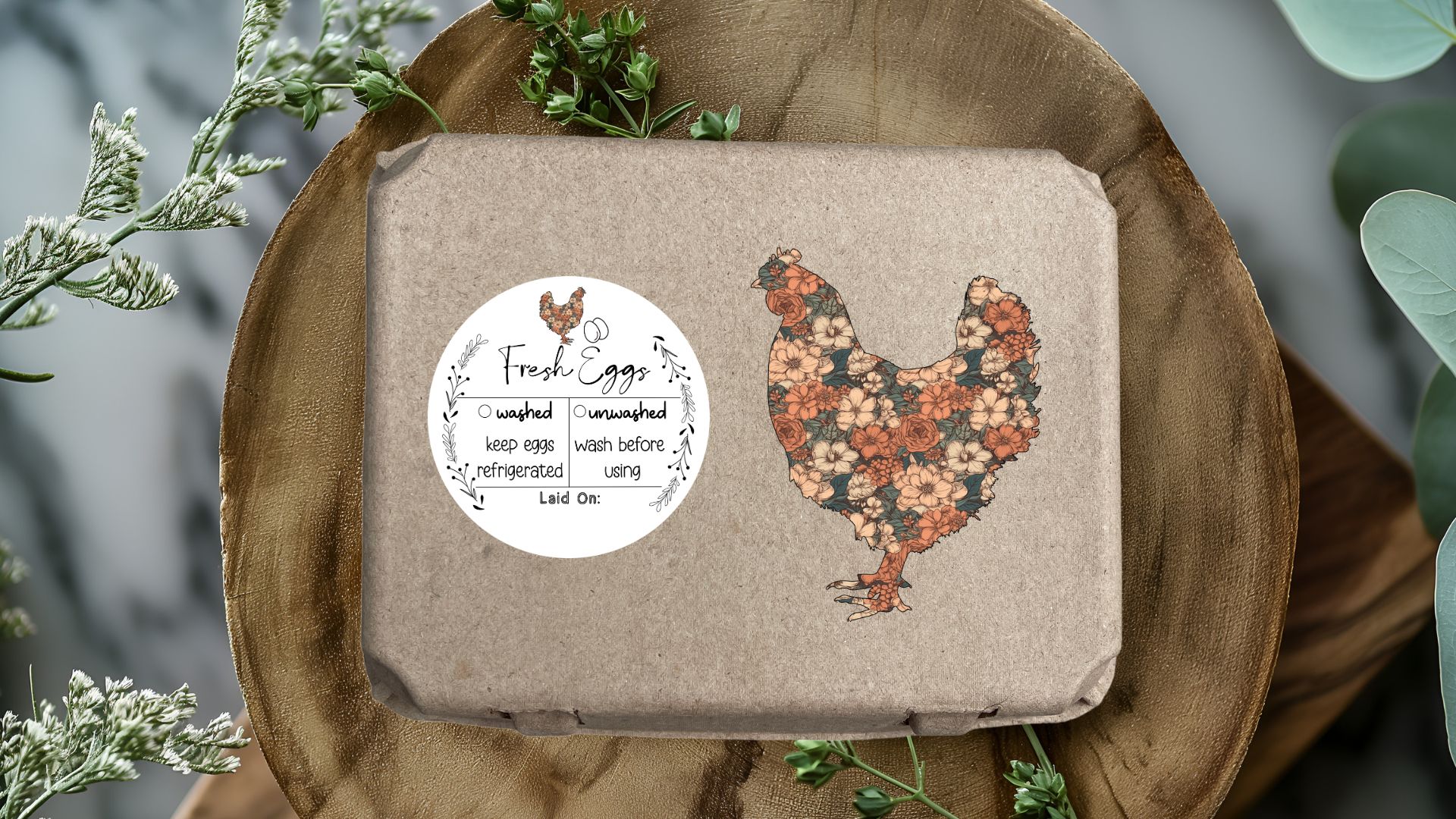 03-JPG Farm Fresh Eggs Stickers - Image 3