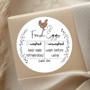 Farm Fresh Eggs Stickers